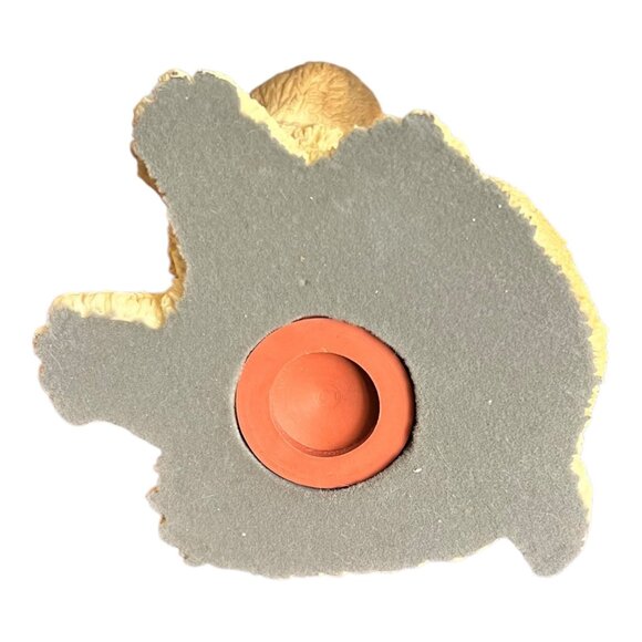 Cocker Spaniel Puppy Coin Bank Figurine Tan Resin 6" Tall - Picture 7 of 7